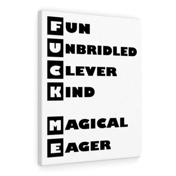 Fun Unbridled Clever Kind Magical Eager Canvas Gallery Wraps - Image 2