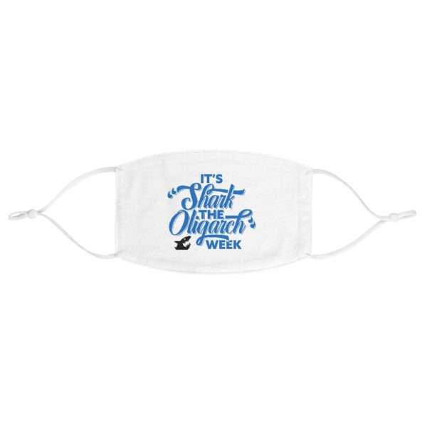 It's Shark the Oligarch Week Fabric Face Mask - Image 2