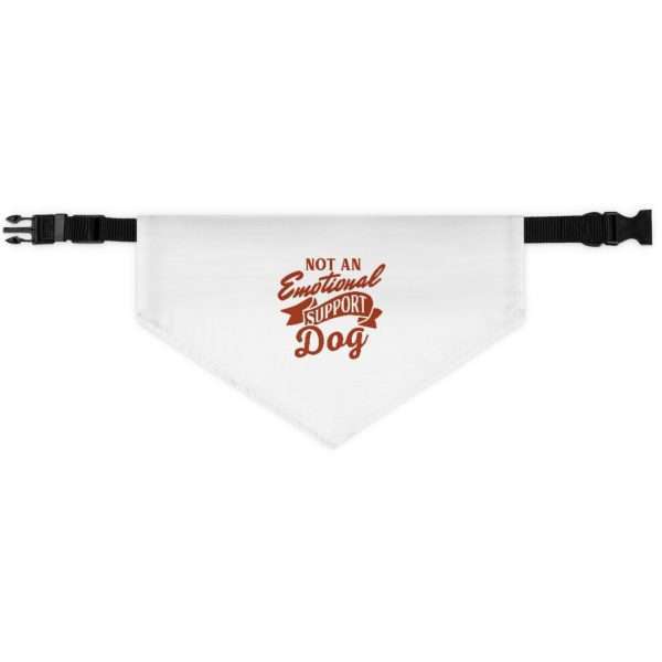 Not an Emotional Support Dog Pet Bandana Collar - Image 4