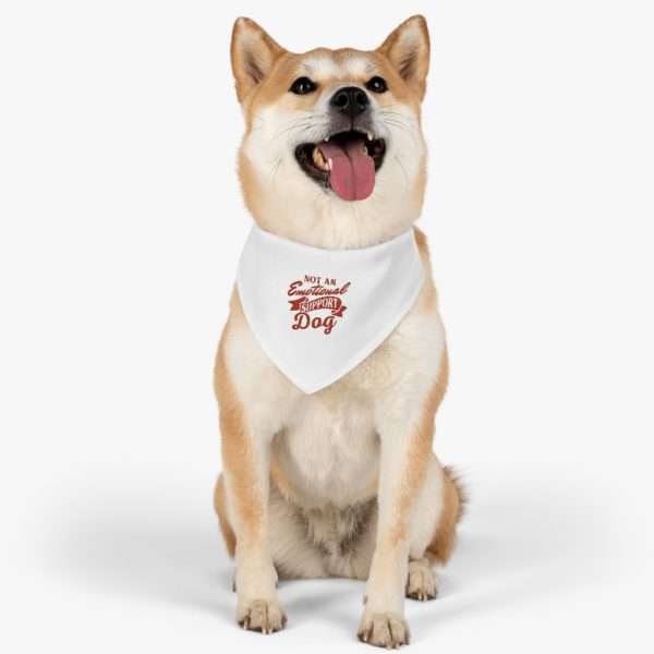 Not an Emotional Support Dog Pet Bandana Collar