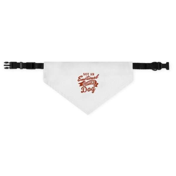 Not an Emotional Support Dog Pet Bandana Collar - Image 2