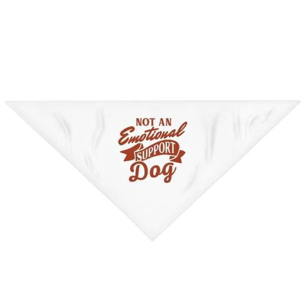 Funny Dog Bandana - Not an Emotional Support Dog - Image 2