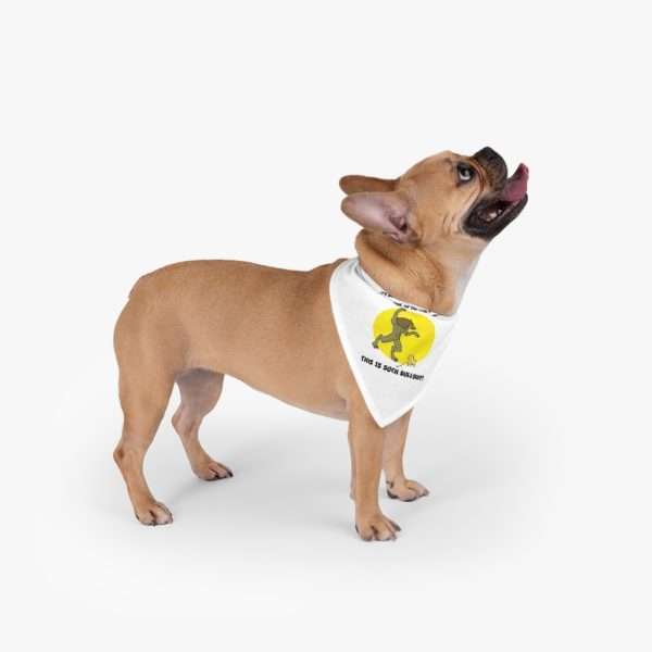 Funny Dog Bandana - It's Not the Size of the Dog in the Fight - Image 3