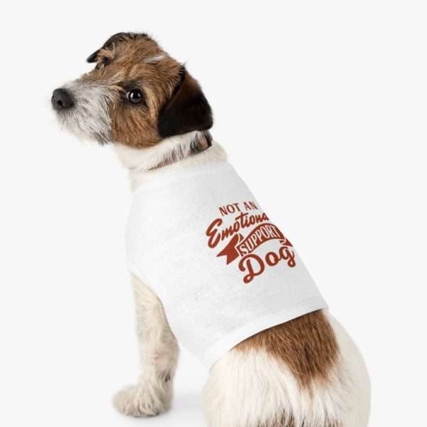 Not an Emotional Support Dog Pet Tank Top - Image 4