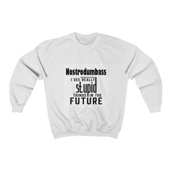 NOSTRODUMBASS I See Really Stupid Things in the Future Unisex Heavy Blend™ Crewneck Sweatshirt