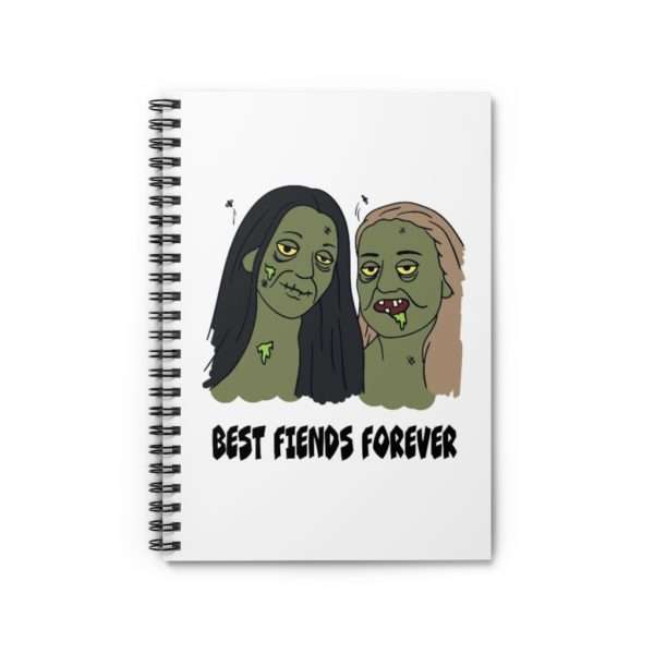 Humorous Spiral Notebook - Best Fiends Forever - Image 2