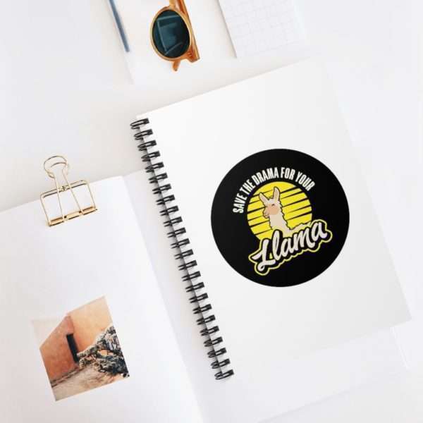 Save the Drama for Your Llama Spiral Notebook - Ruled Line