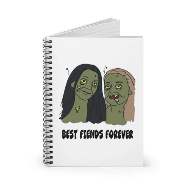 Humorous Spiral Notebook - Best Fiends Forever - Image 3