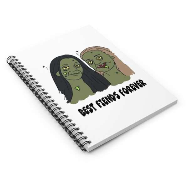 Humorous Spiral Notebook - Best Fiends Forever - Image 4