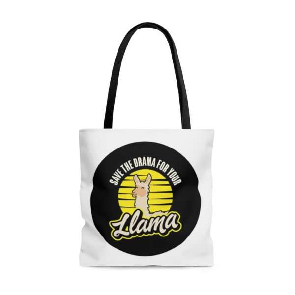 Save the Drama for Your Llama AOP Tote Bag - Image 5