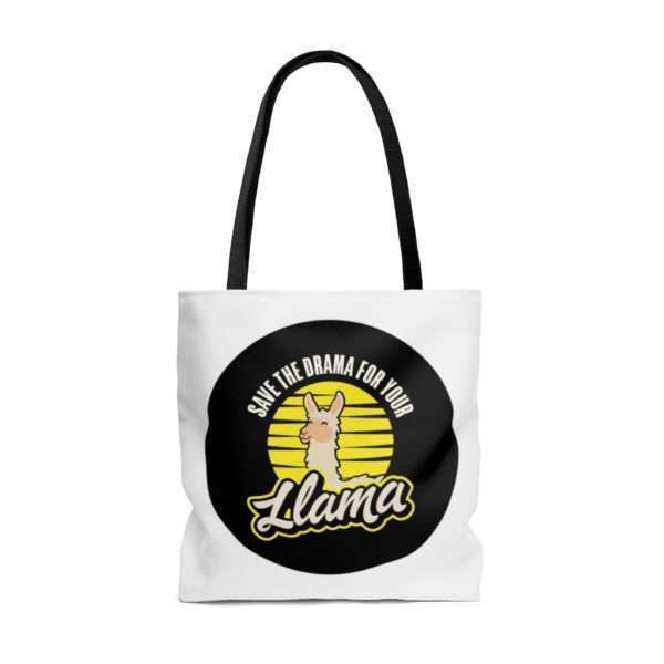 Save the Drama for Your Llama AOP Tote Bag - Image 6