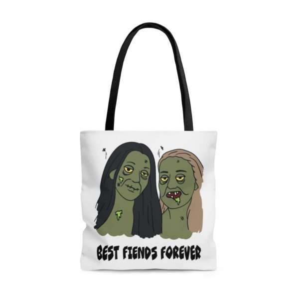 Humorous Tote Bag AOP - Best Fiends Forever