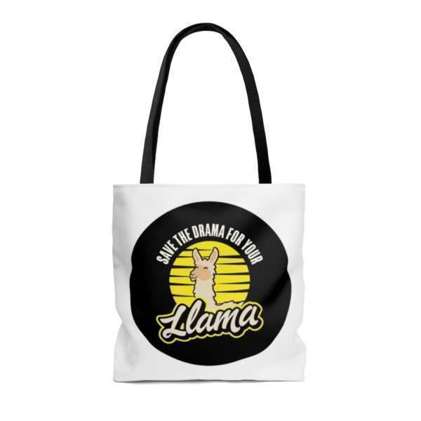 Save the Drama for Your Llama AOP Tote Bag - Image 2