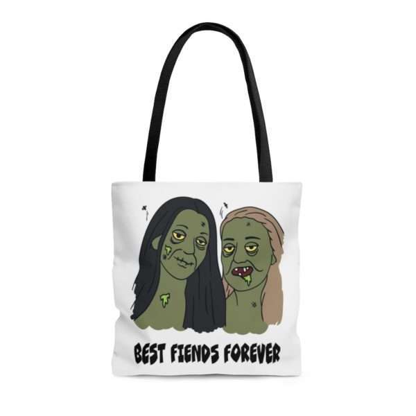 Humorous Tote Bag AOP - Best Fiends Forever - Image 5