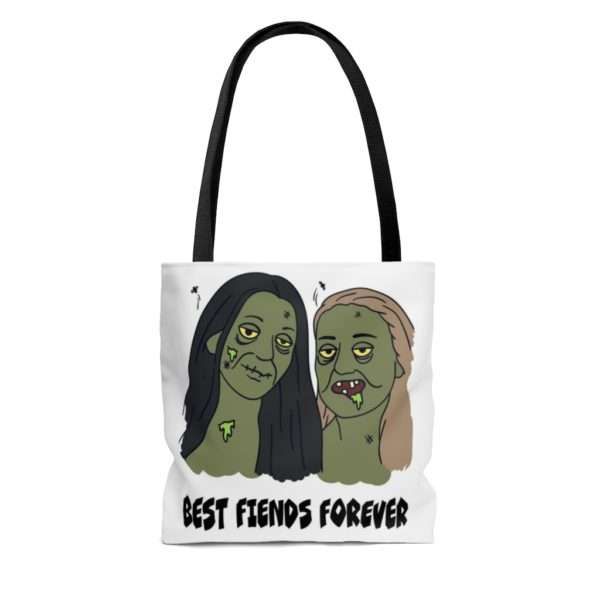 Humorous Tote Bag AOP - Best Fiends Forever - Image 4