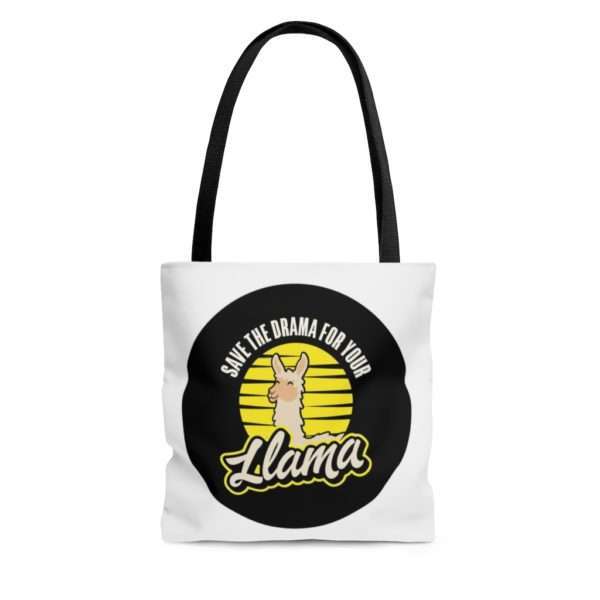 Save the Drama for Your Llama AOP Tote Bag - Image 3