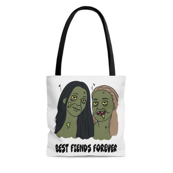 Humorous Tote Bag AOP - Best Fiends Forever - Image 3