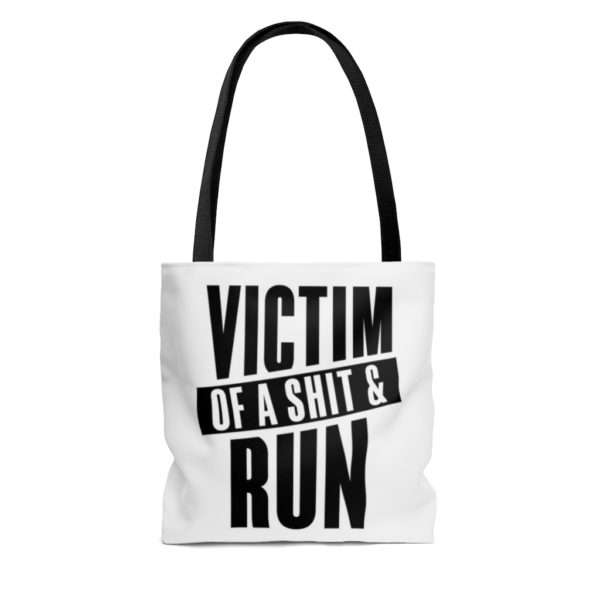 Victim Of A Shit & Run AOP Tote Bag - Image 4