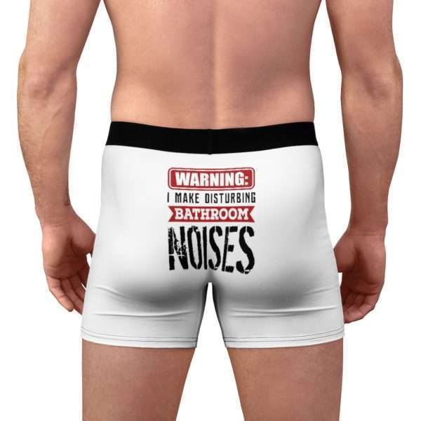 Warning: I Make Disturbing Bathroom Noises Men's Boxer Briefs