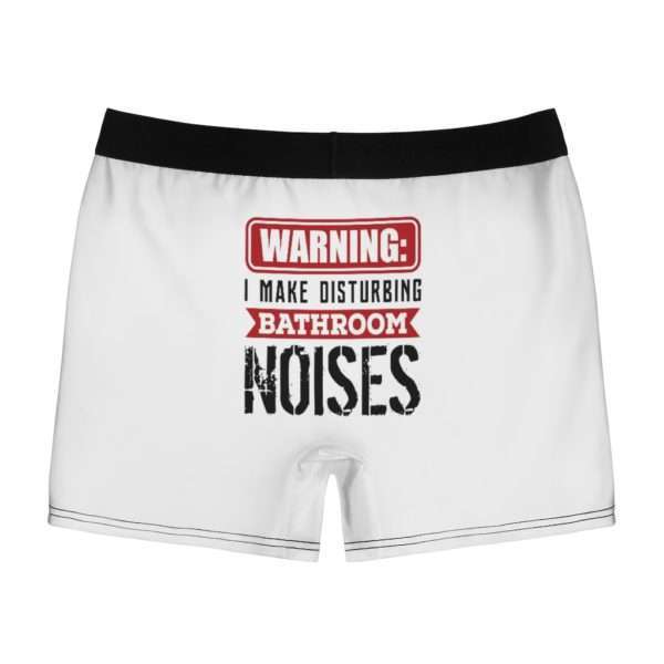 Warning: I Make Disturbing Bathroom Noises Men's Boxer Briefs - Image 3