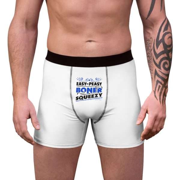 Easy-Peasy Boner Squeezy Men's Boxer Briefs