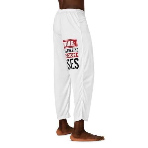 Warning: I Make Disturbing Bathroom Noises Men's Pajama Pants (AOP) - Image 12