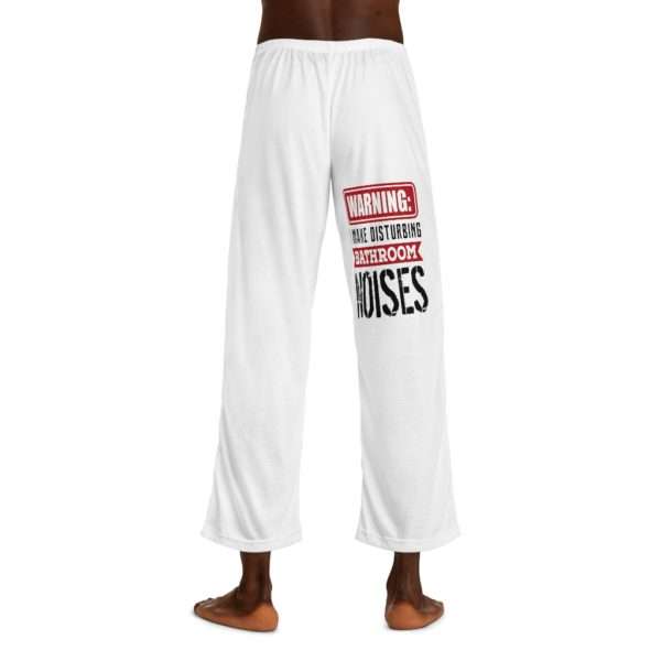 Warning: I Make Disturbing Bathroom Noises Men's Pajama Pants (AOP) - Image 13