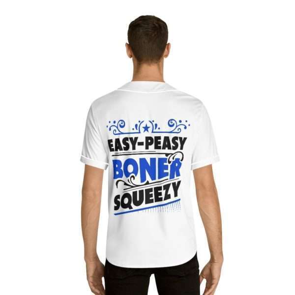 Easy-Peasy Boner Squeezy Men's Baseball Jersey (AOP)