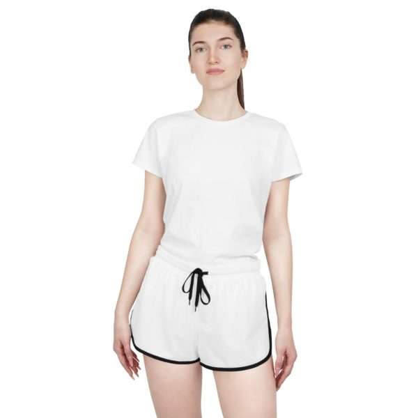 Warning: I Make Disturbing Bathroom Noises Women's Relaxed Shorts (AOP) - Image 12