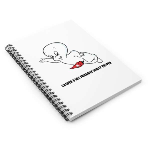 Casper & His Friendly Ghost Pepper Spiral Notebook - Ruled Line - Image 4