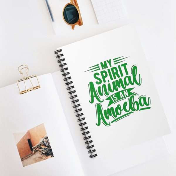 My Spirit Animal Is an Amoeba Spiral Notebook - Ruled Line