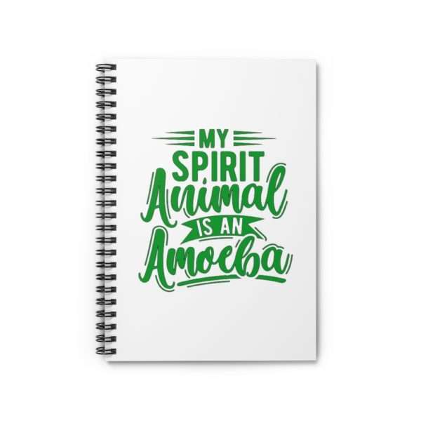 My Spirit Animal Is an Amoeba Spiral Notebook - Ruled Line - Image 2