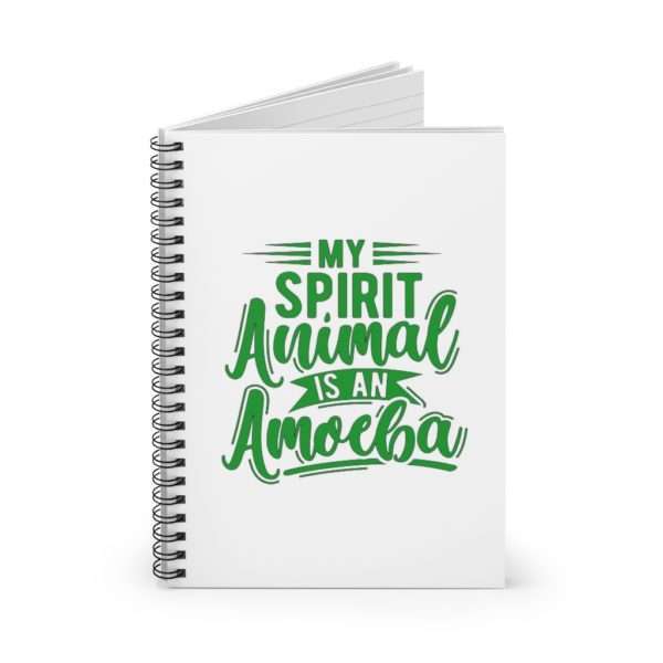 My Spirit Animal Is an Amoeba Spiral Notebook - Ruled Line - Image 3