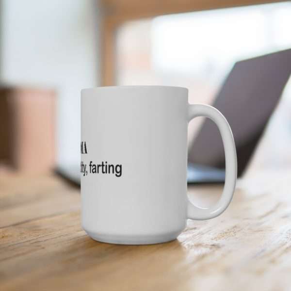 RATED TV-MA language, nudity, farting Ceramic Mug 15oz - Image 4