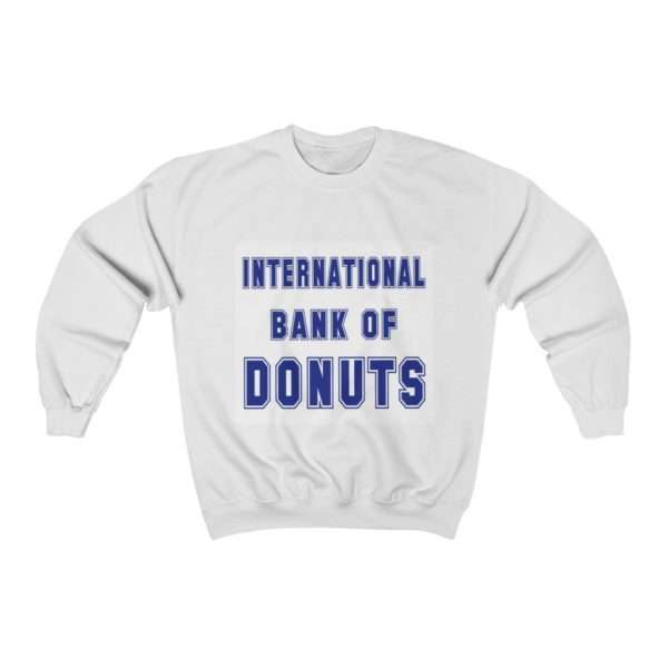 INTERNATIONAL BANK OF DONUTS Unisex Heavy Blend™ Crewneck Sweatshirt