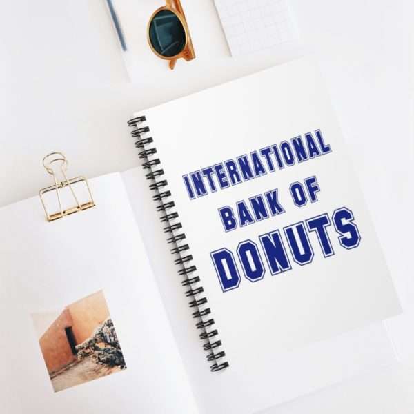 INTERNATIONAL BANK OF DONUTS Spiral Notebook - Ruled Line - Image 5