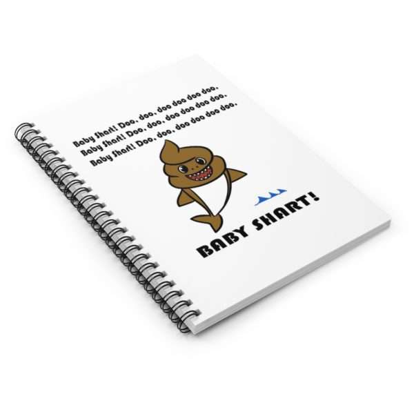 Baby Shart Spiral Notebook - Ruled Line