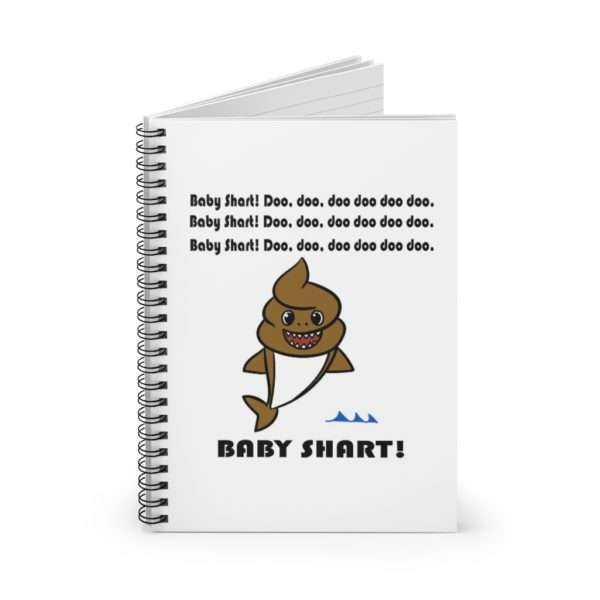 Baby Shart Spiral Notebook - Ruled Line - Image 3