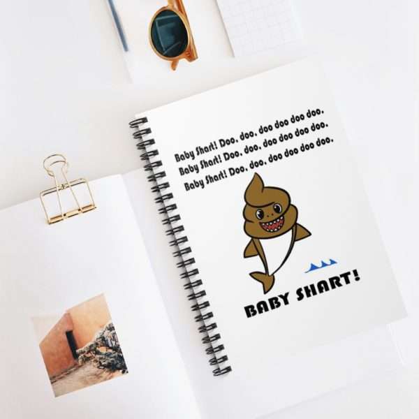 Baby Shart Spiral Notebook - Ruled Line - Image 5