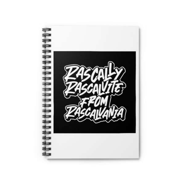 Rascally Rascalvite from Rascalvania Spiral Notebook - Ruled Line - Image 2