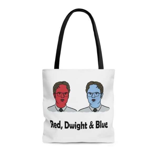 Red, Dwight & Blue AOP Tote Bag