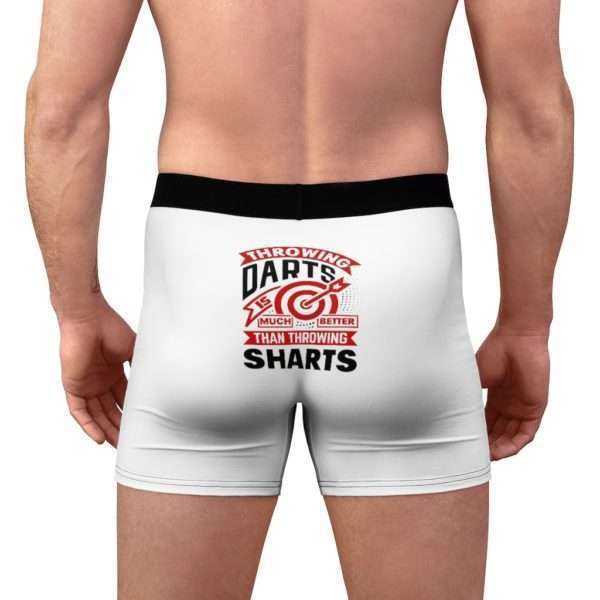 Throwing Darts Is Much Better than Throwing Sharts Men's Boxer Briefs