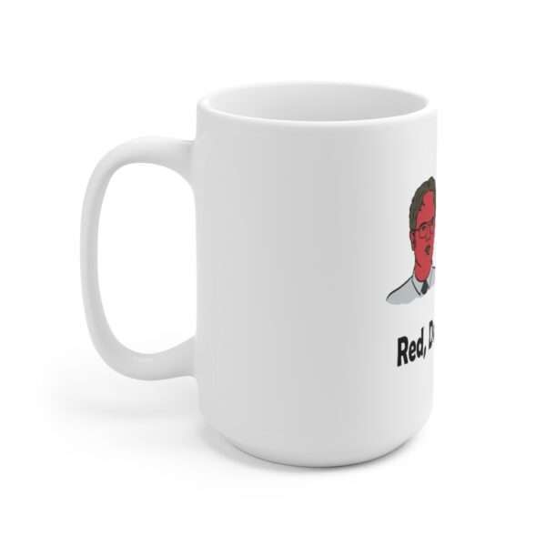 Red, Dwight & Blue Ceramic Mug 15oz - Image 2