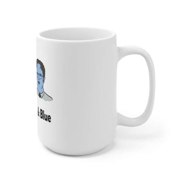 Red, Dwight & Blue Ceramic Mug 15oz - Image 3