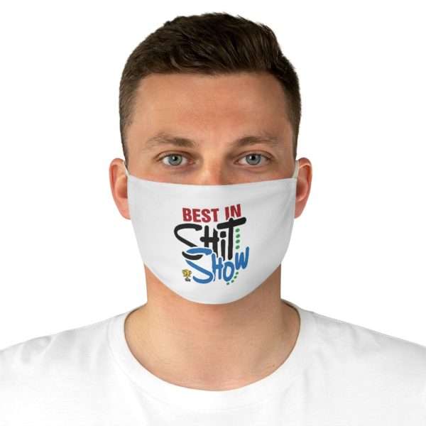 Best In Shit Show Fabric Face Mask - Image 4