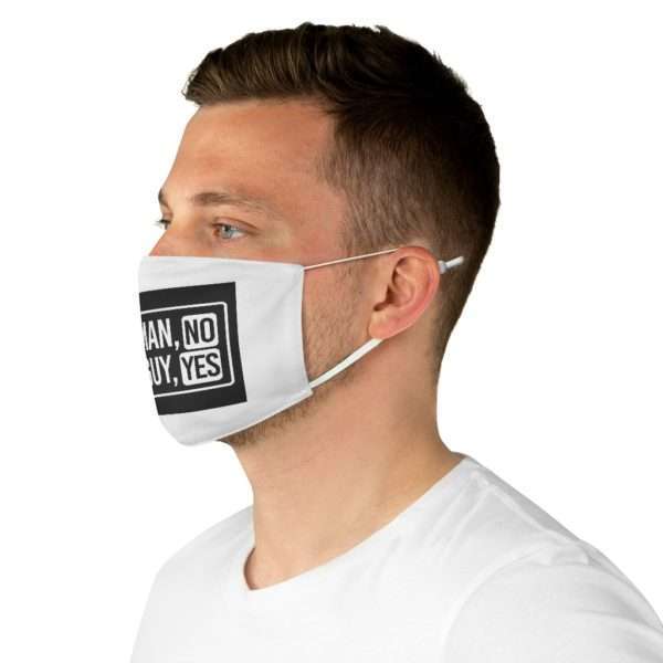 Wise Man, No. Wise Guy, Yes. Fabric Face Mask - Image 5