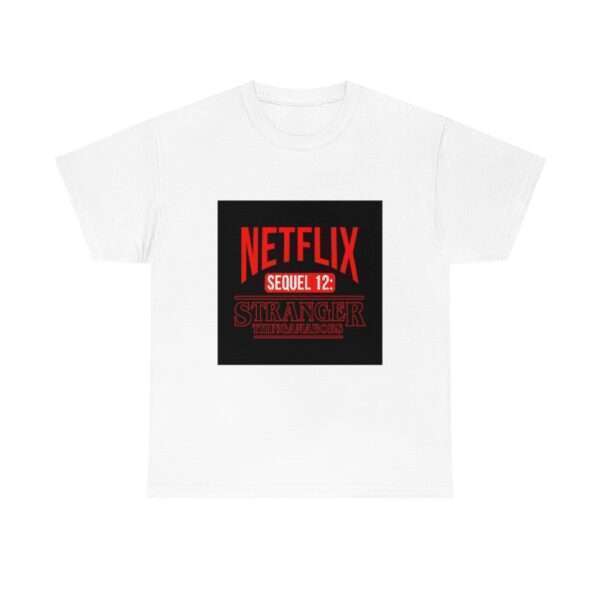 Unisex Heavy Cotton Tee - Netflix Sequel 12: Stranger Thingamabobs - Image 2