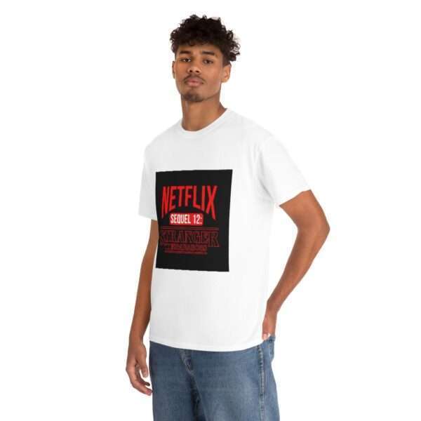 Unisex Heavy Cotton Tee - Netflix Sequel 12: Stranger Thingamabobs - Image 5