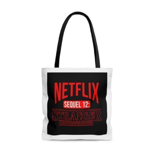 AOP Tote Bag - Netflix Sequel 12: Stranger Thingamabobs - Image 3