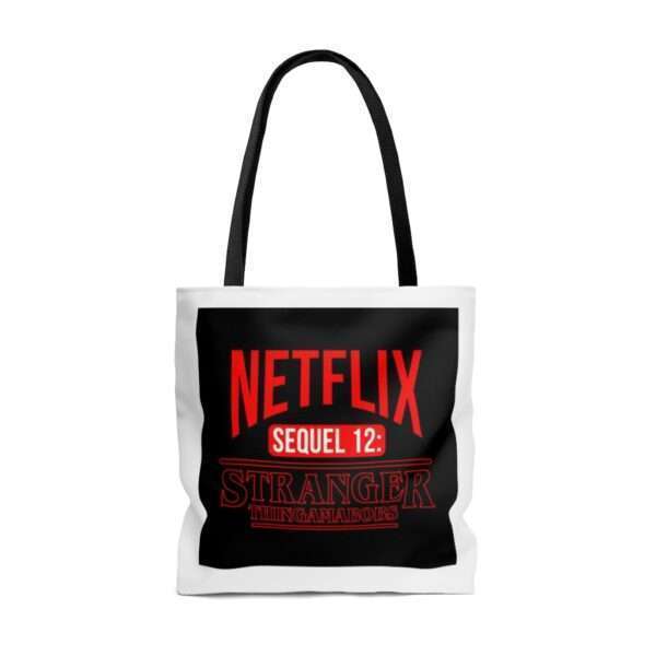 AOP Tote Bag - Netflix Sequel 12: Stranger Thingamabobs - Image 4